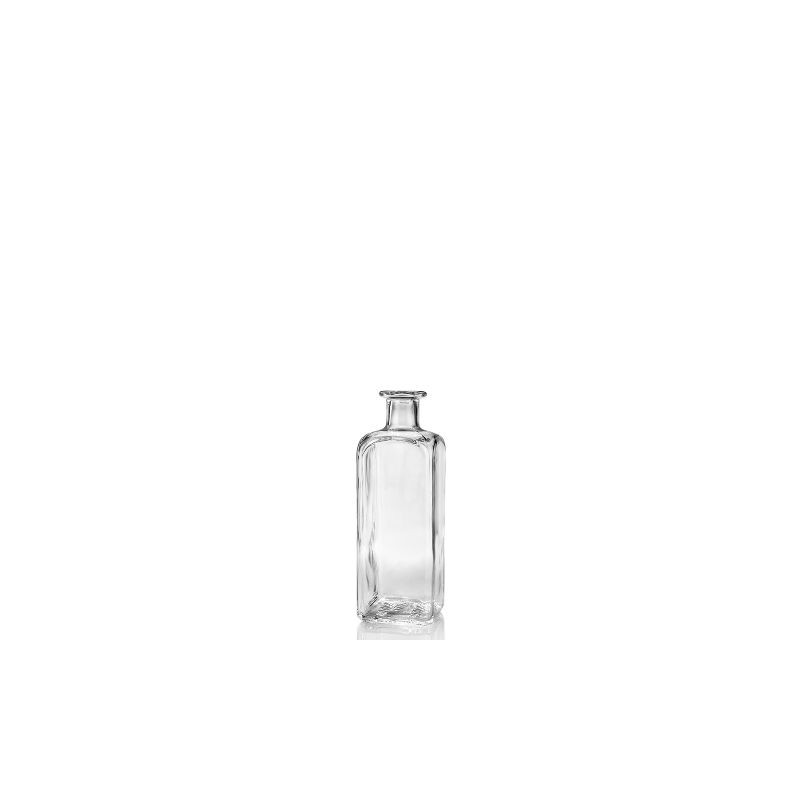 nr 1 pezzo art Bottiglia Antigua Quadra 200 ml vetro bianco tappo n°45 